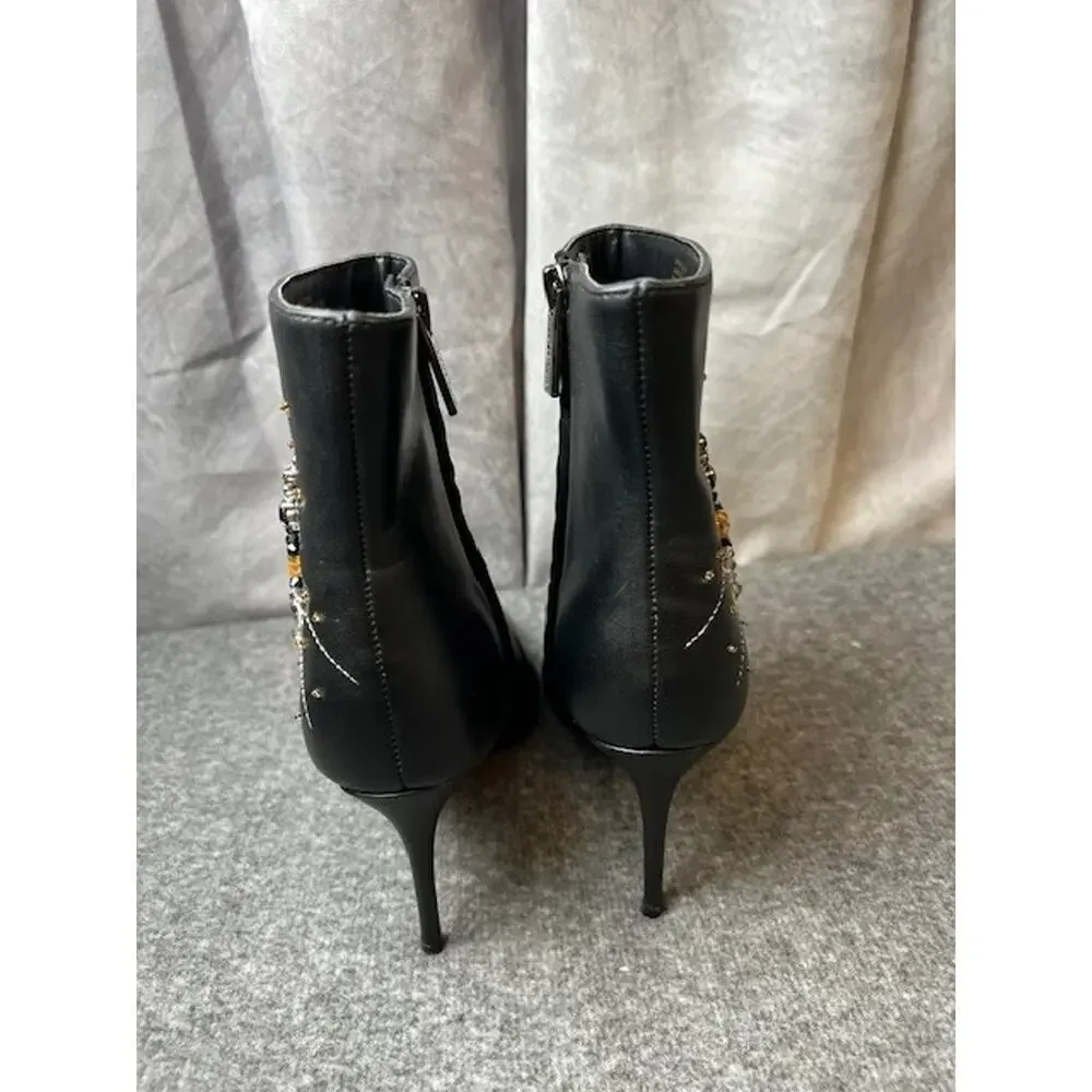 Kurt Geiger Belgravia Embellished Evil Eye Stiletto Bootie size EU 35.5/US 5.5
